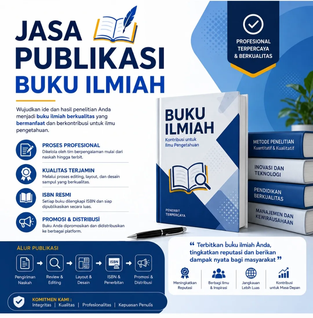 Jasa Publikasi Buku Ilmiah