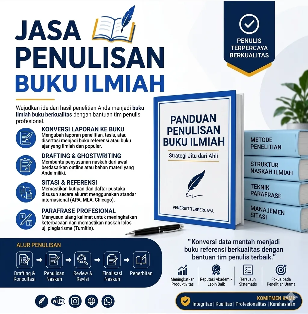 Jasa Penulisan Buku Ilmiah